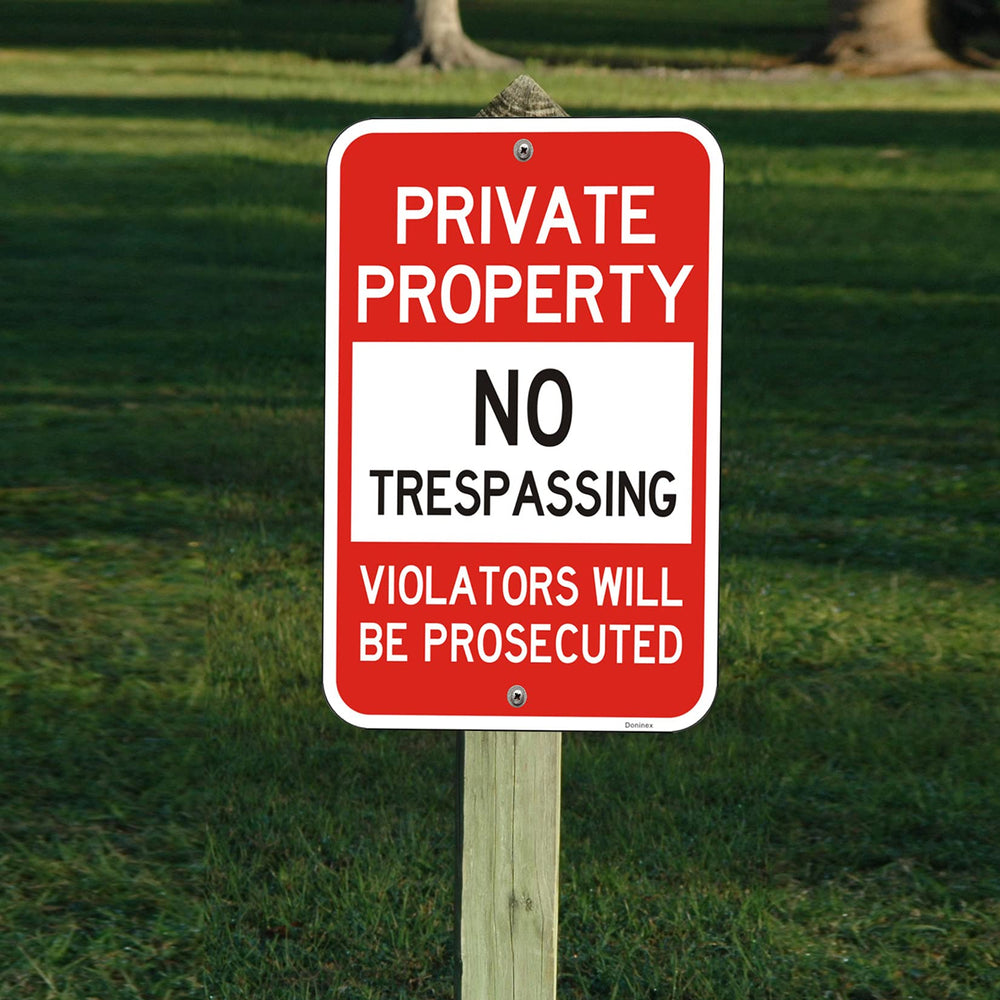 Doninex four-pack mounted on fence illustrating consistent property protection