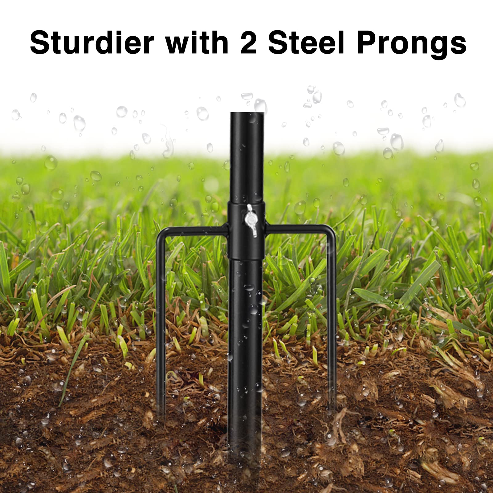 DonSail stainless steel pole close-up showing corrosion resistance benefit