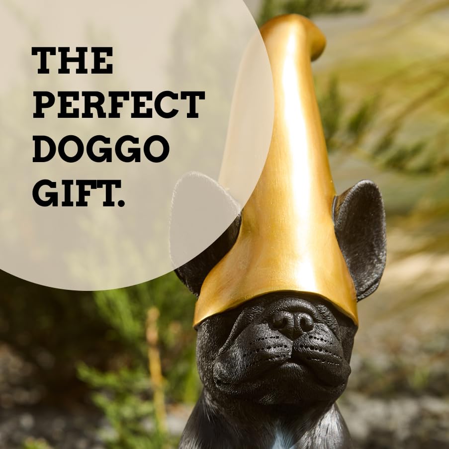 Doodle Gnome gold hat closeup showing metallic finish and stylish focal point