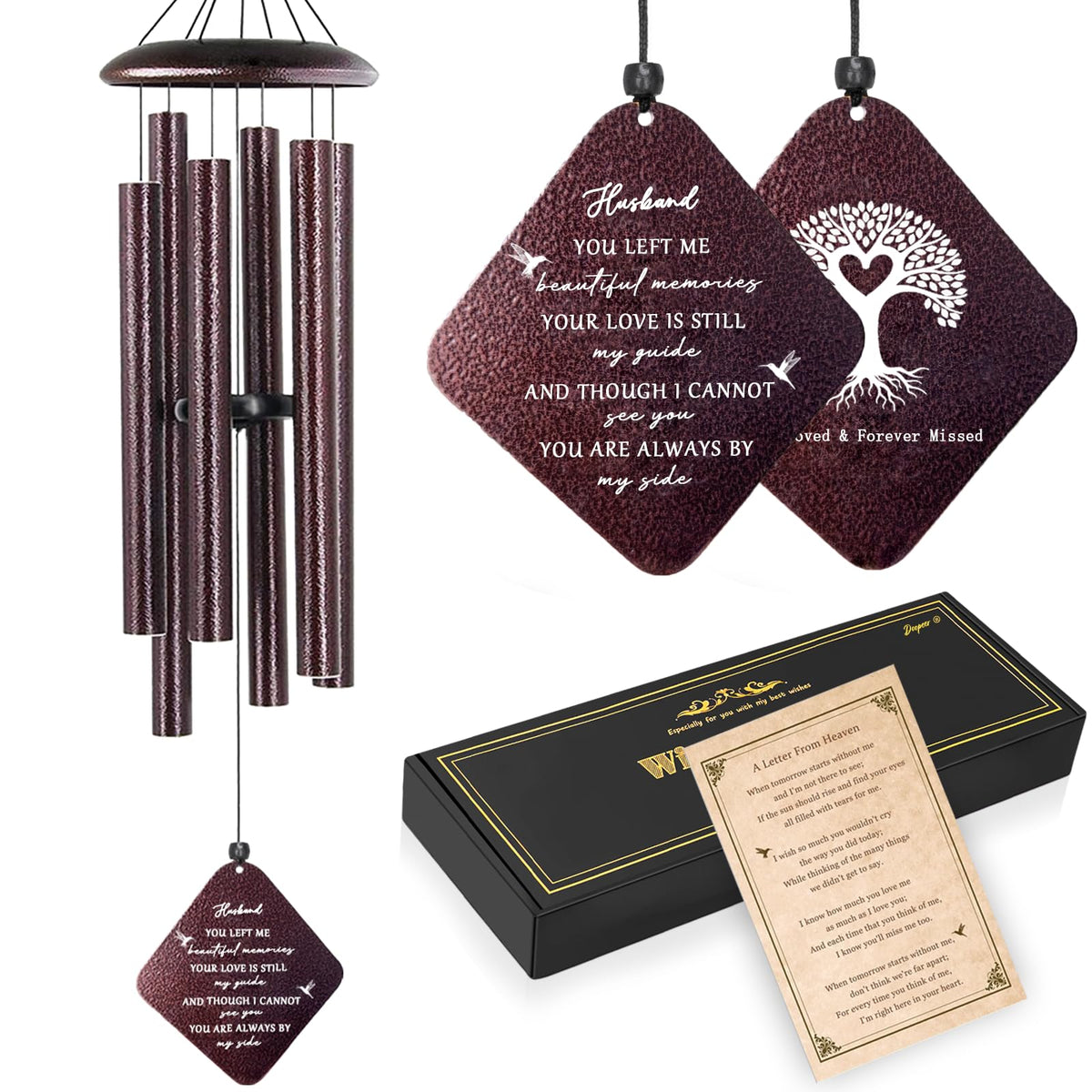 Doopeer front packaging shows elegant gift box and protective wrapping comforting keepsake