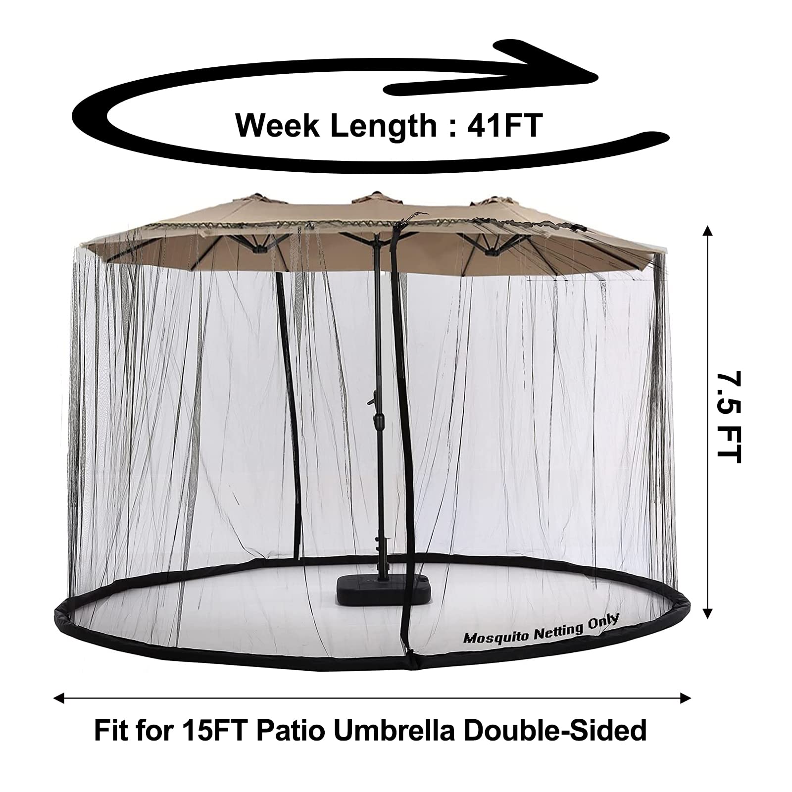 DOOSARG double-sided zipper entrance demonstrating easy two-way access