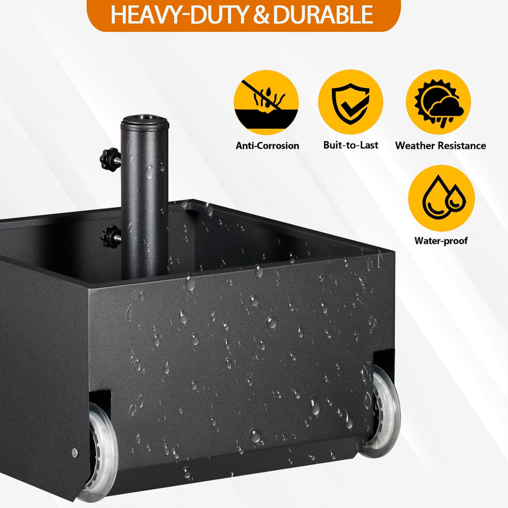 DorBuphan wheels and steel plate detail demonstrating protected quiet mobility