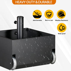DorBuphan wheels and steel plate detail demonstrating protected quiet mobility