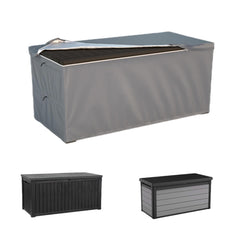DORAHUA front view of deck box cover showing full protection and neat fit