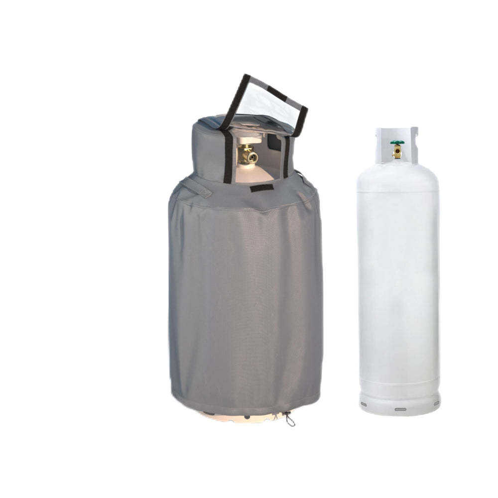 DORAHUA front view of propane cover protects tank from weather