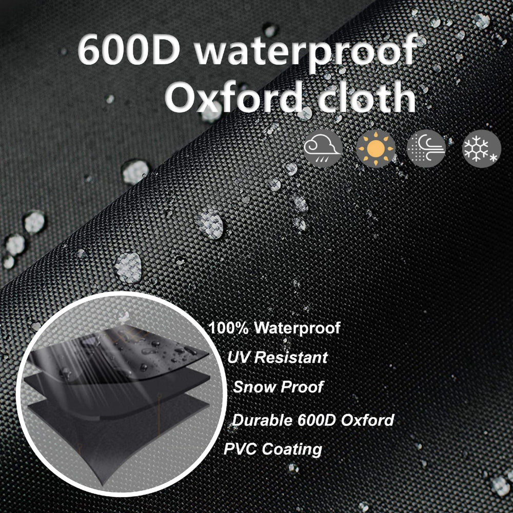 DORAHUA folded cover in storage bag demonstrating compact off-season stowage