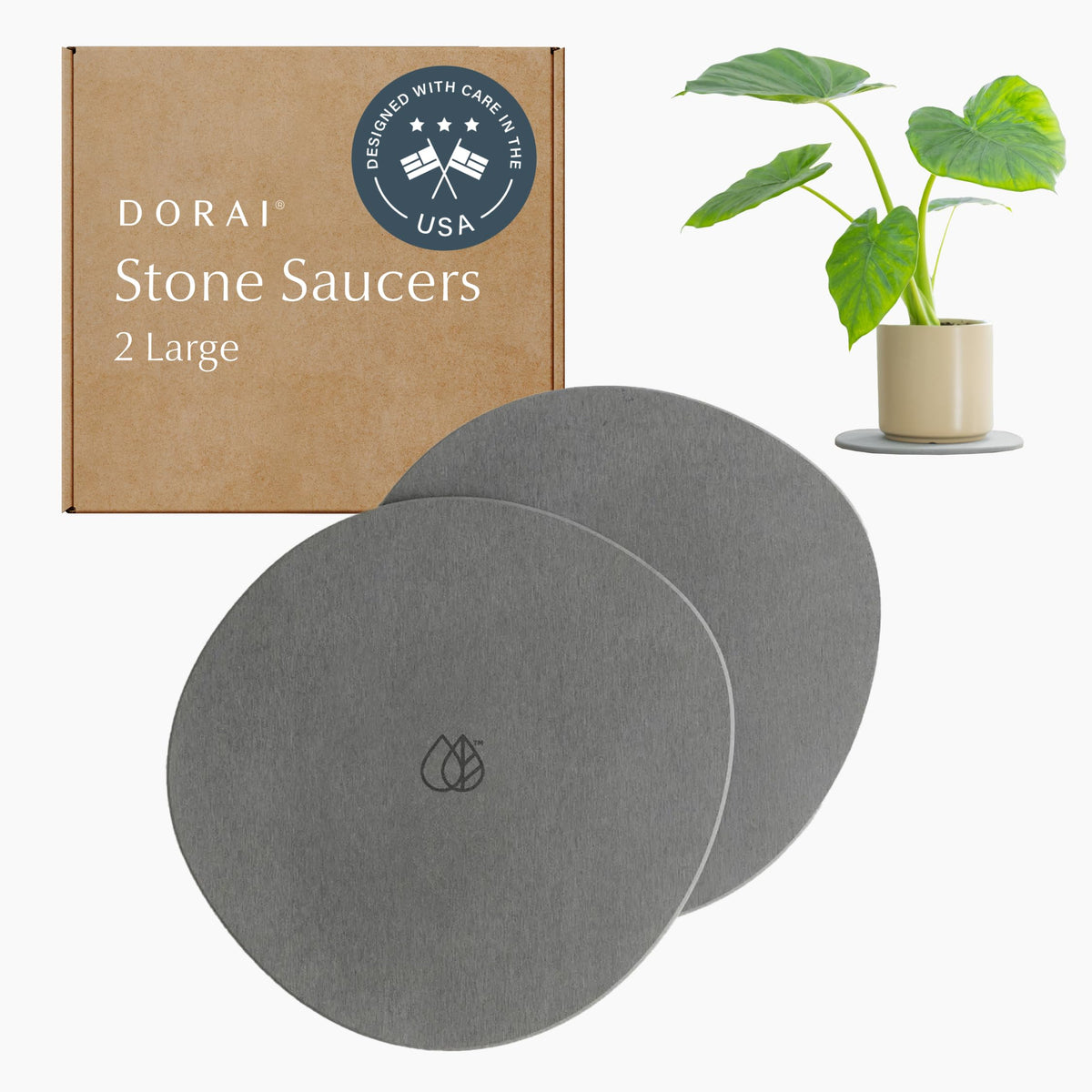 Dorai front view of tray protecting furniture with quick-dry benefit