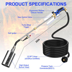 DORLOTI nozzle close-up highlighting robust build and precise flame control benefit