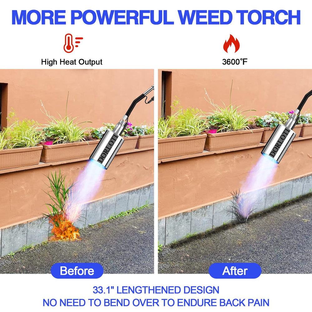 DORLOTI nozzle producing a strong flame ideal for fast heating tasks
