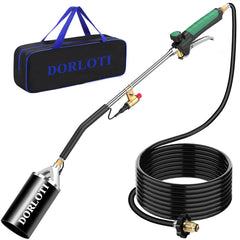 DORLOTI torch front view showing durable construction and ready-to-use power