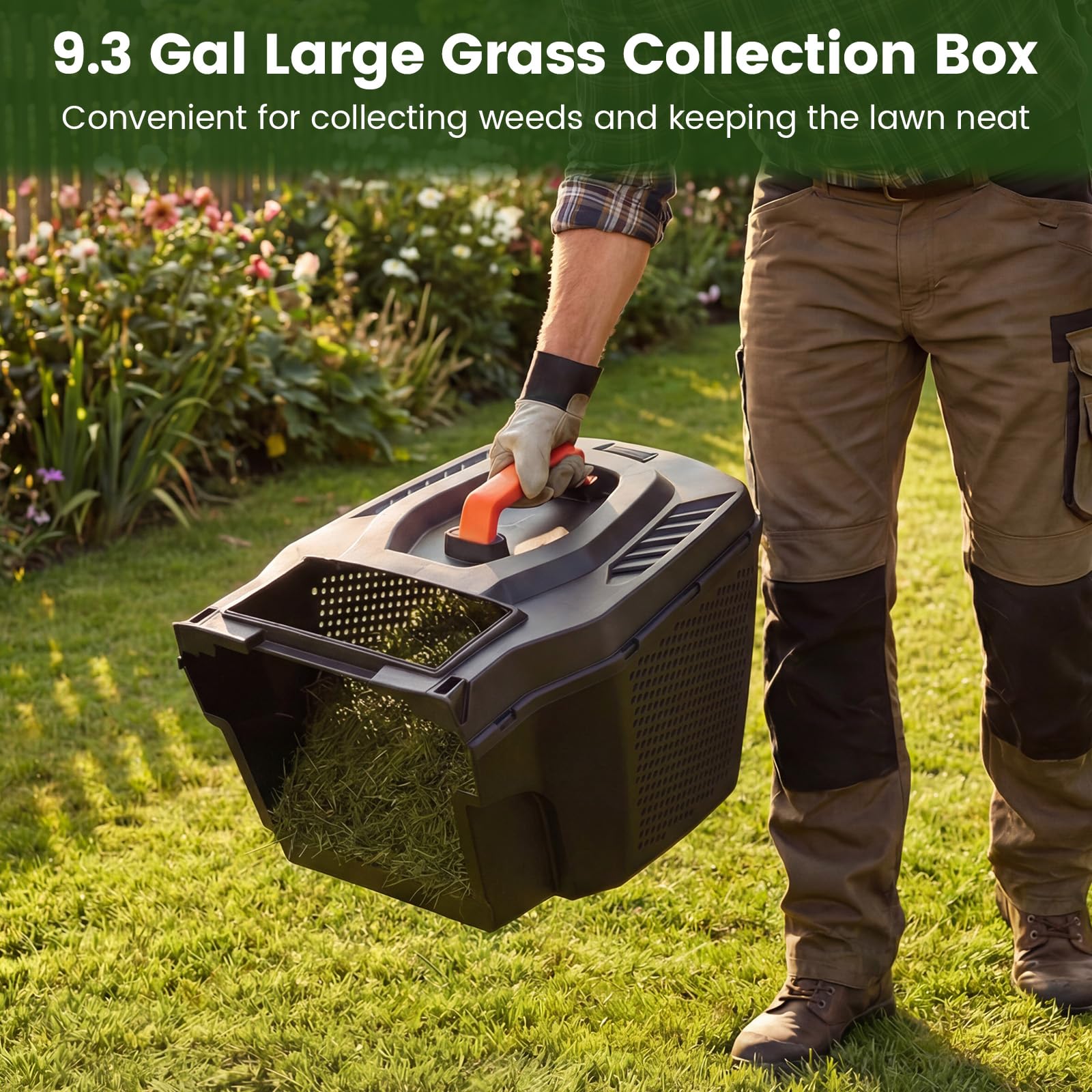 DORTALA mower in use on lawn delivering consistent, clean grass cuts