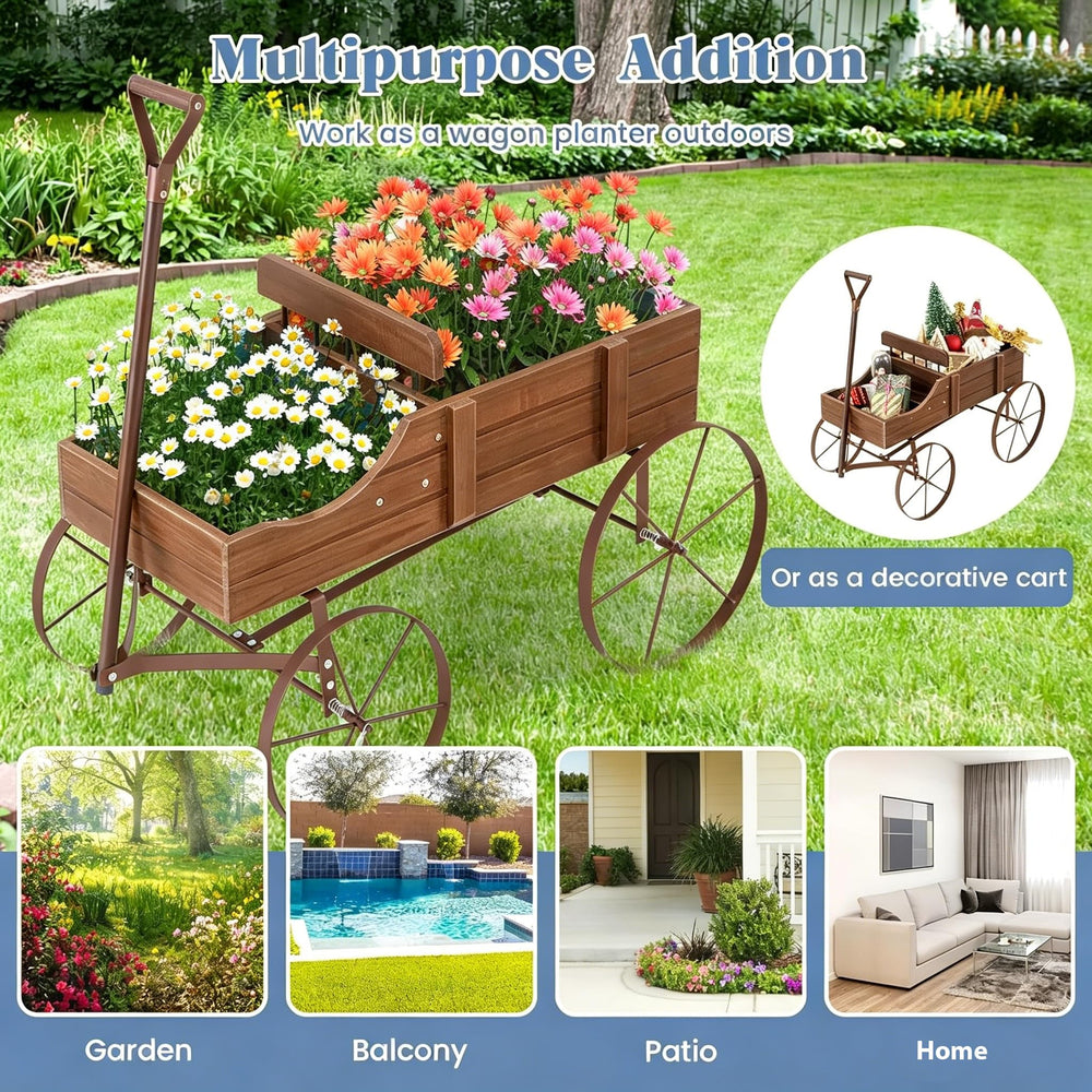 DORTALA side detail of planter cart highlighting joinery and finish benefits