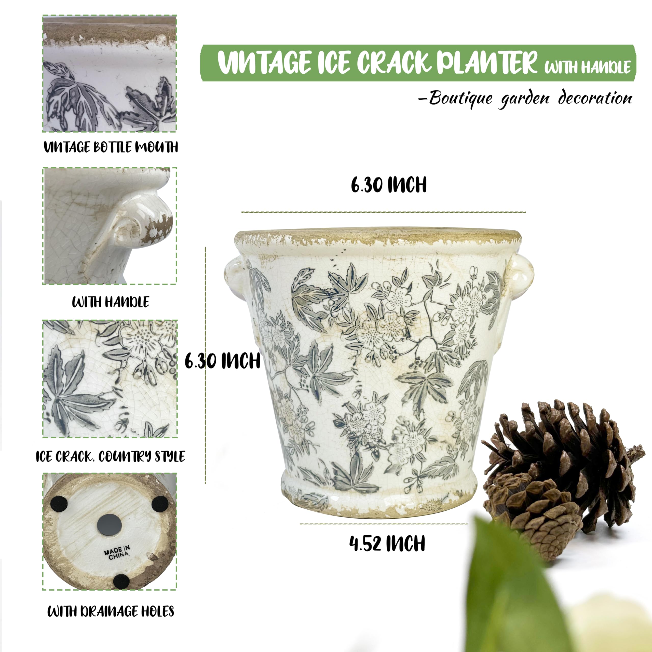 Dosayes crackle glaze close-up highlighting textured finish and visual depth