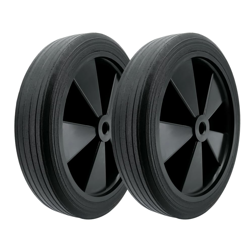 DOUBLE BRIDGE front view of 2-pack wheels showing fit and size for quick replacement