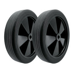 DOUBLE BRIDGE front view of 2-pack wheels showing fit and size for quick replacement