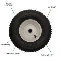 DOUBLE BRIDGE hub and 0.76 inch flange detail showing secure axle fit benefit