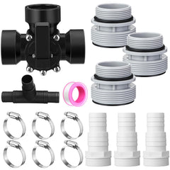 DoubleFill 3-way valve front view showing compact design and easy installation benefit