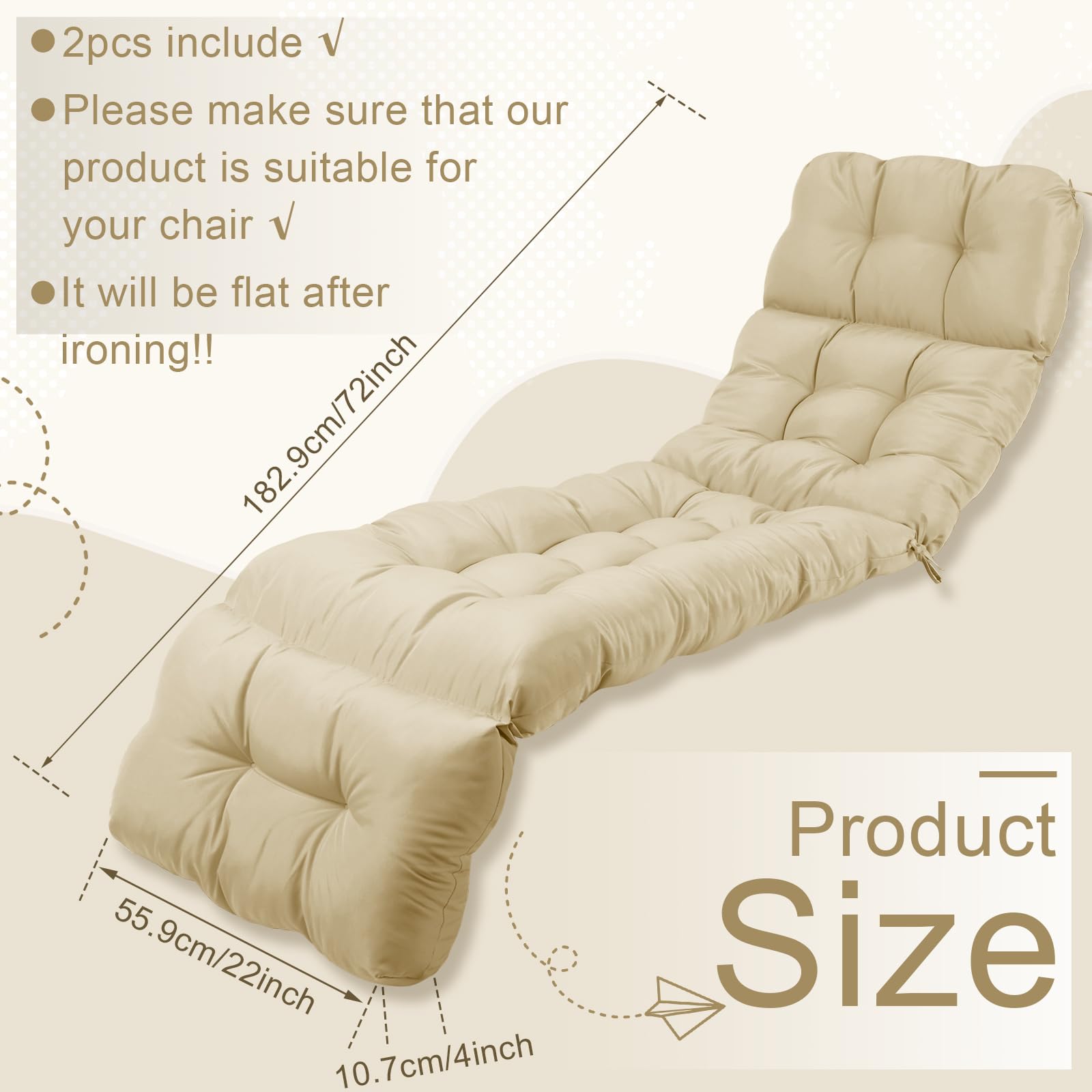 DoubleFill close-up tufting and stitching detail showing durable finish and comfort