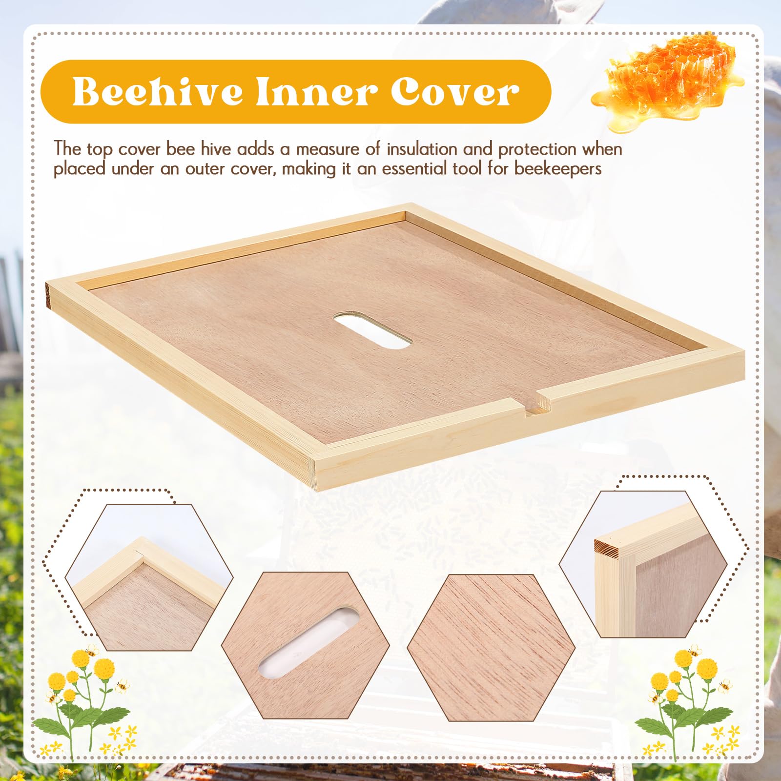 DoubleFill edge and thickness detail demonstrating fir wood durability and stable insulation