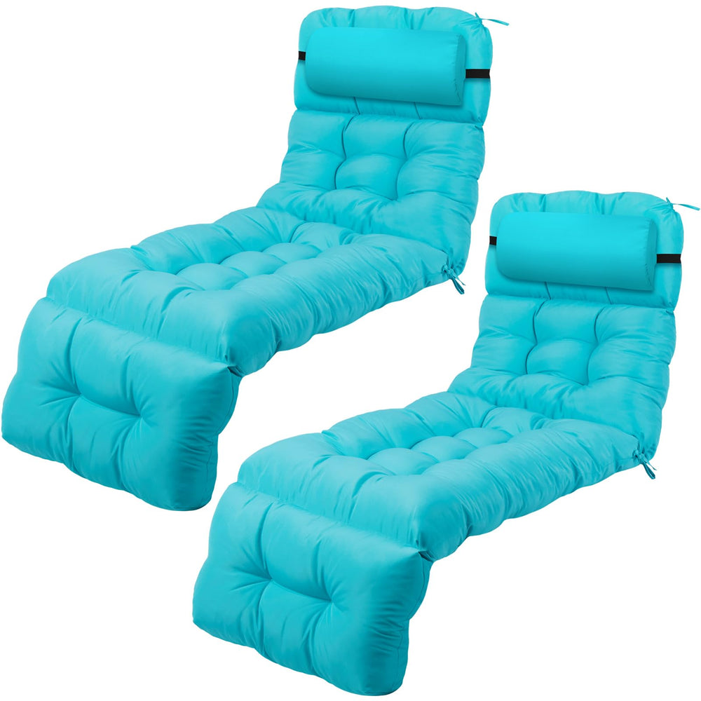 DoubleFill front view mint green cushions showing full set and neat tufting for refreshed seating