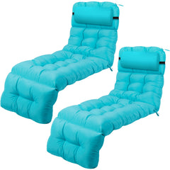 DoubleFill front view mint green cushions showing full set and neat tufting for refreshed seating