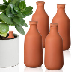 DoubleFill front view of four terracotta globes showing package and capacity benefits