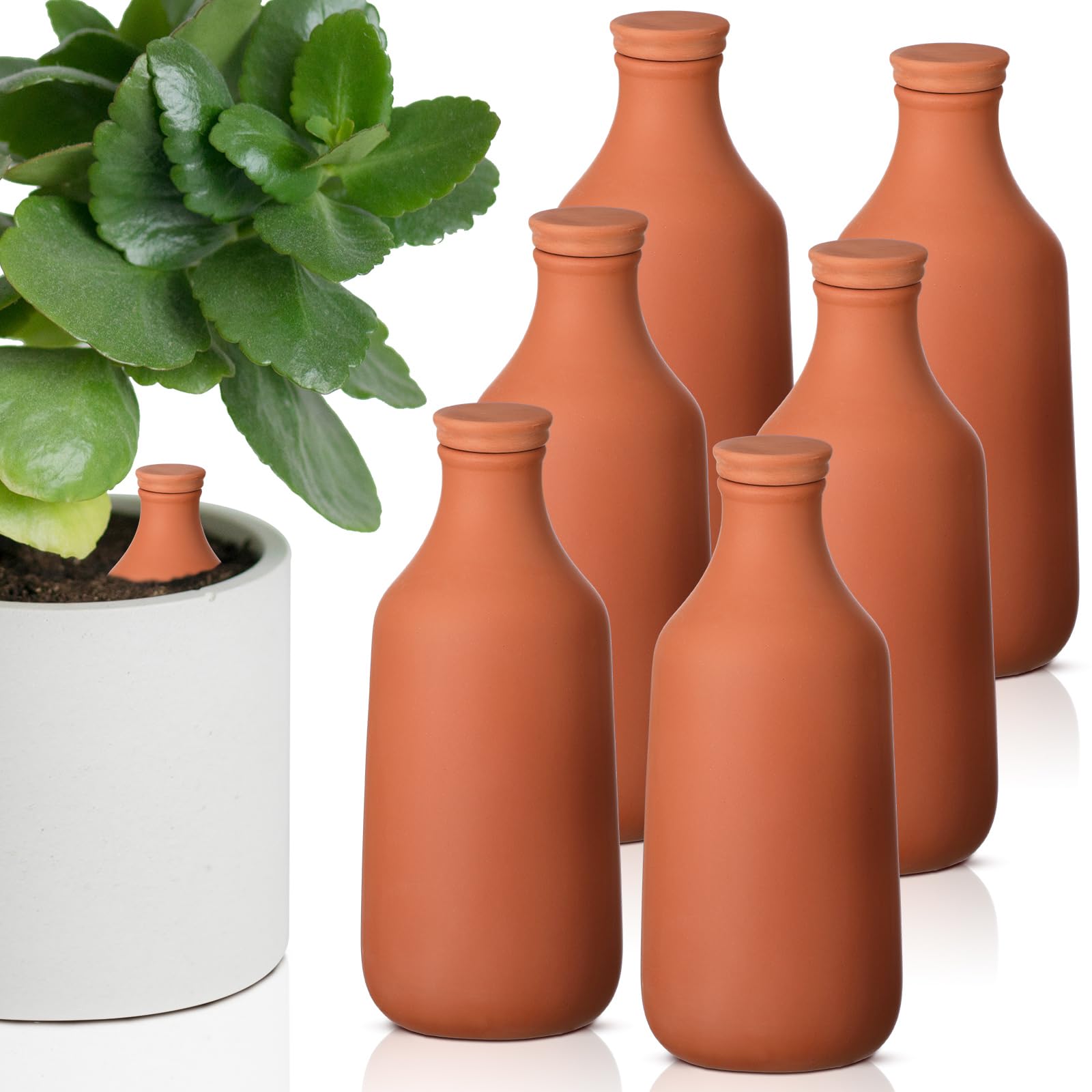 DoubleFill front view pack of 6 ollas showing ready-to-use set and space-saving benefit