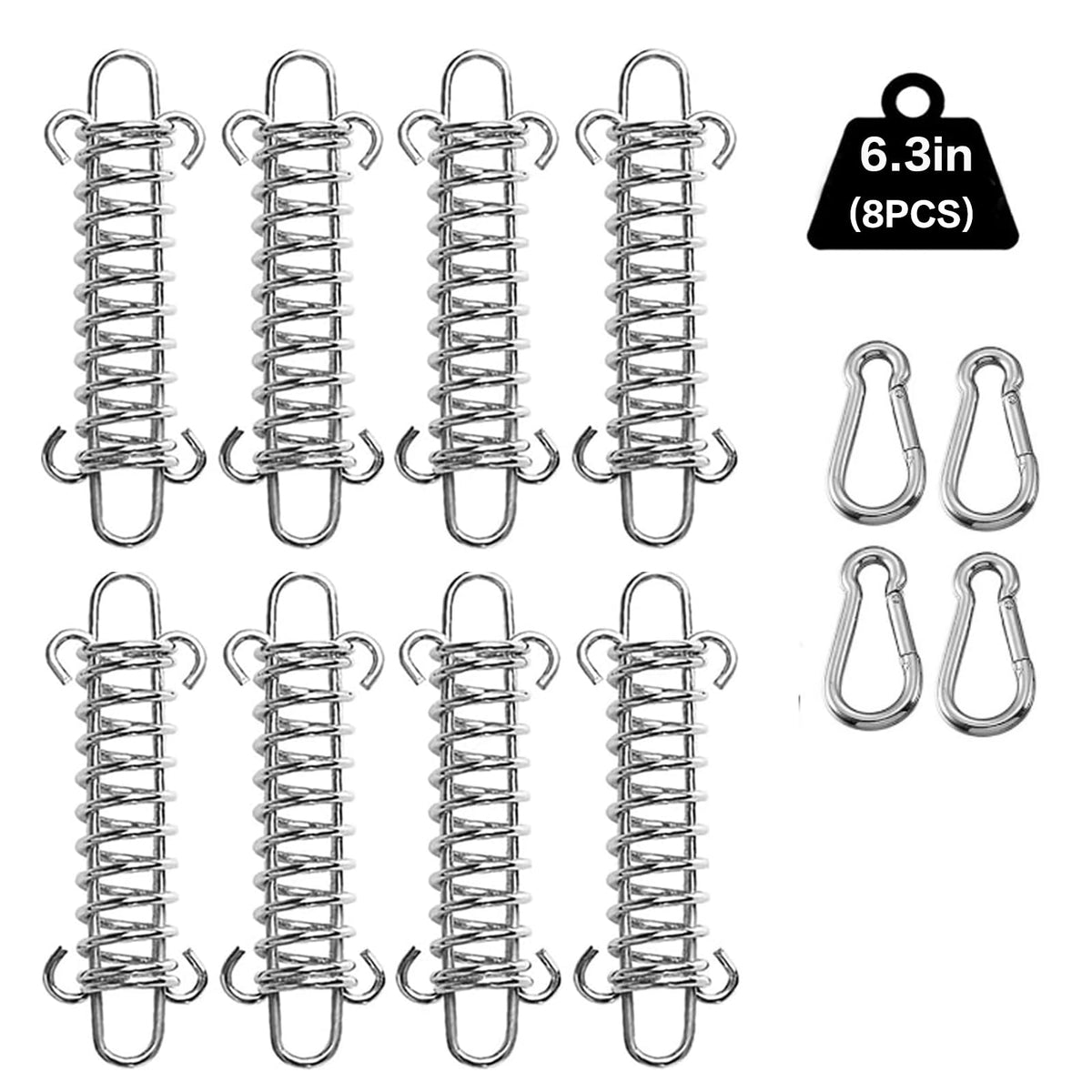 doucdoft full spring front view showing durable stainless steel and secure tension