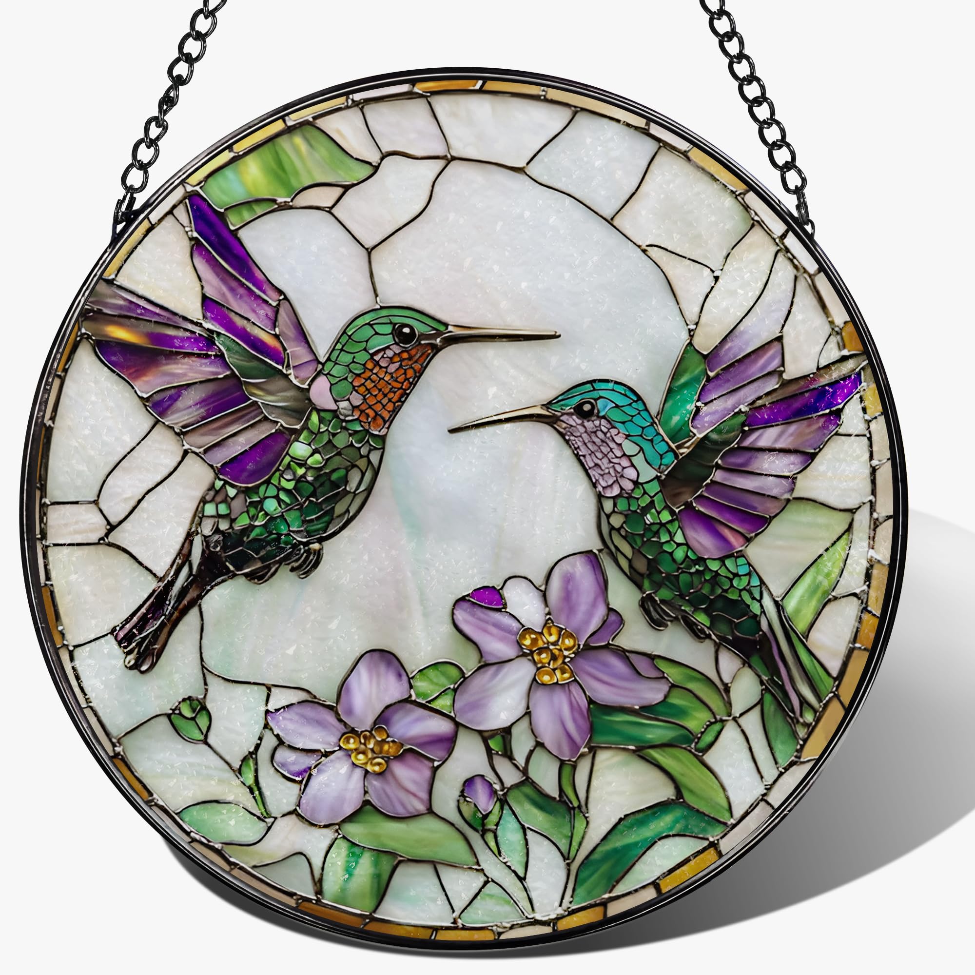 DOUHASU hummingbird front view showing vibrant colors and decorative appeal