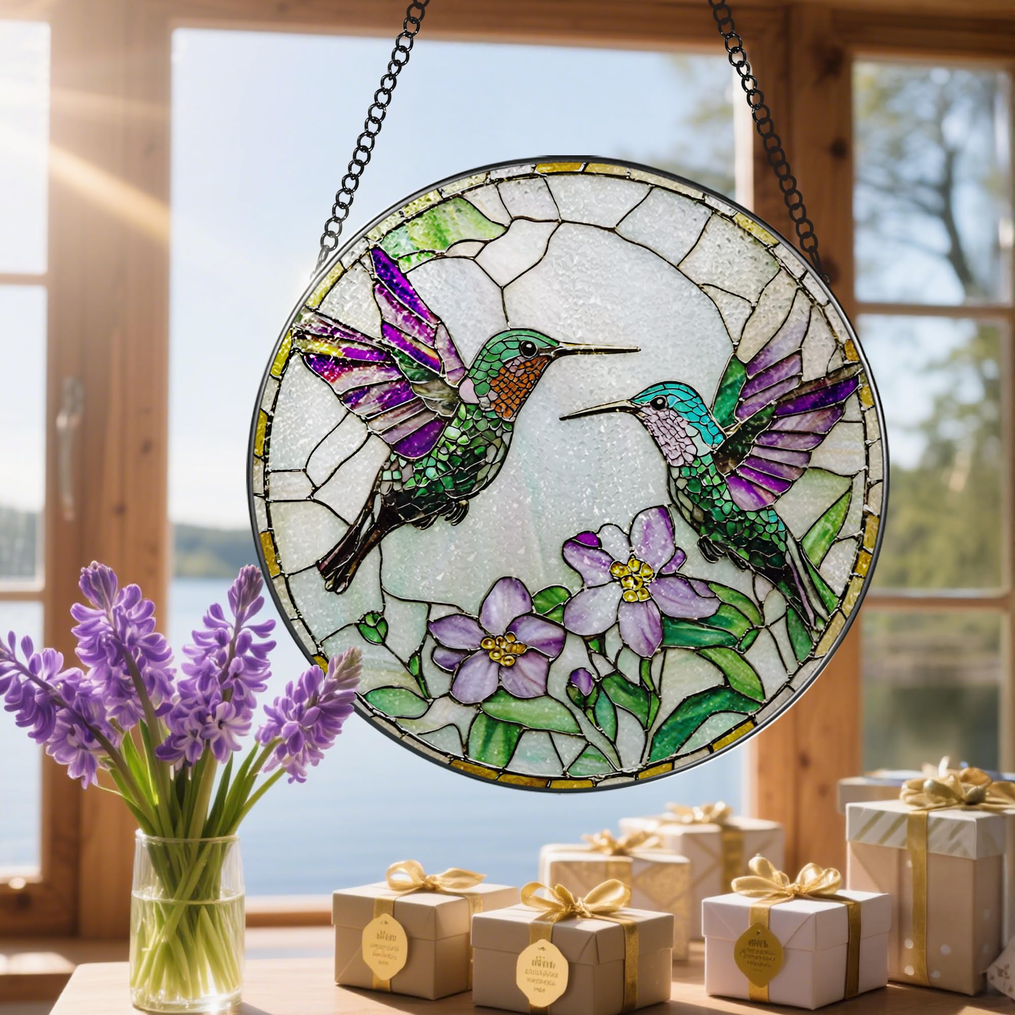 DOUHASU packaged suncatcher ready for gifting and protected for shipping
