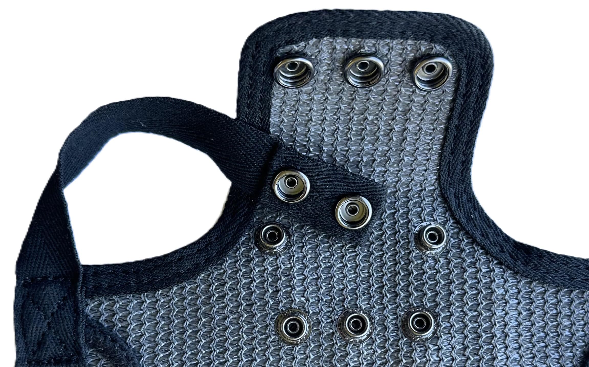 DOWN UNDER OUTDOORS detail of triple-sewn grip cord providing extra mating traction