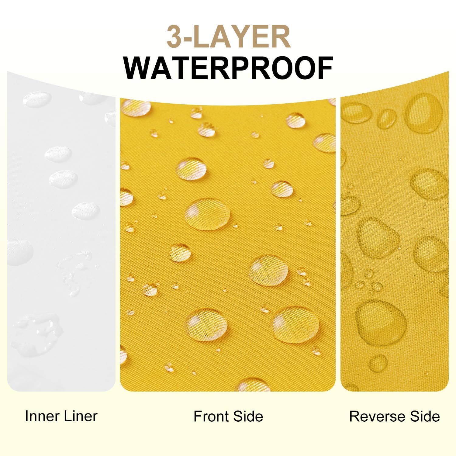 downluxe close-up of oxford fabric texture highlighting water resistance and easy cleaning benefit