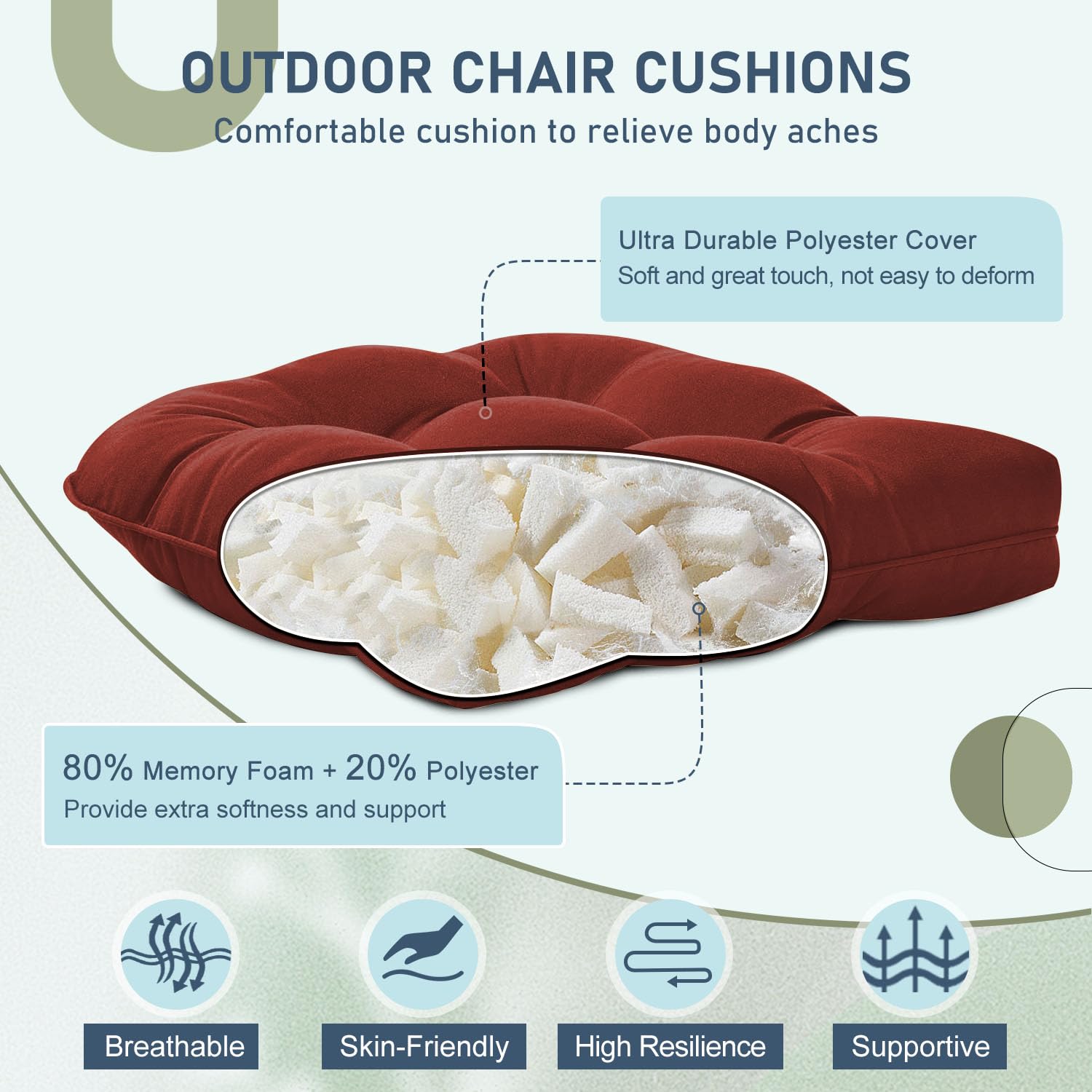 downluxe close-up of tufting detail highlighting non-slip look and breathability