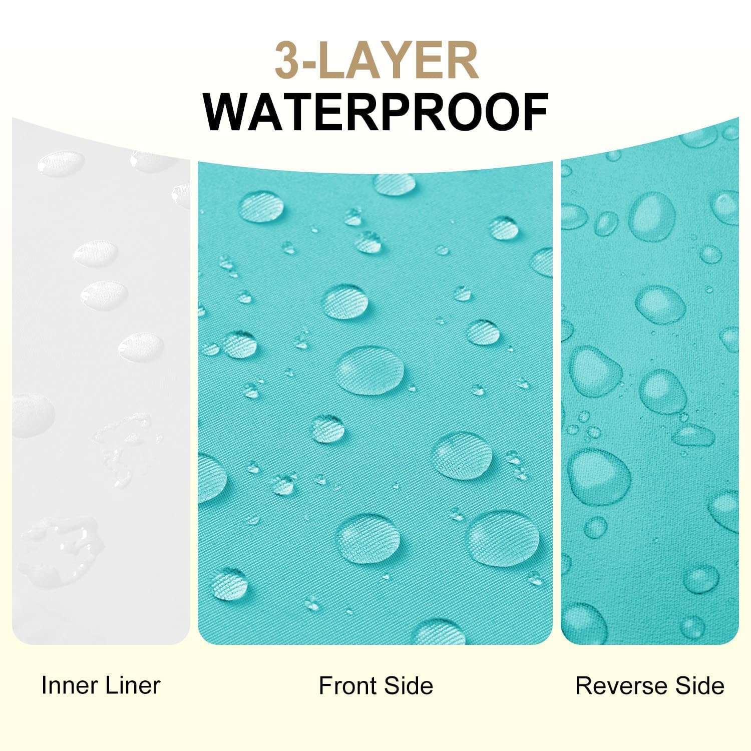 downluxe close-up of oxford fabric texture demonstrating water resistance and durable finish