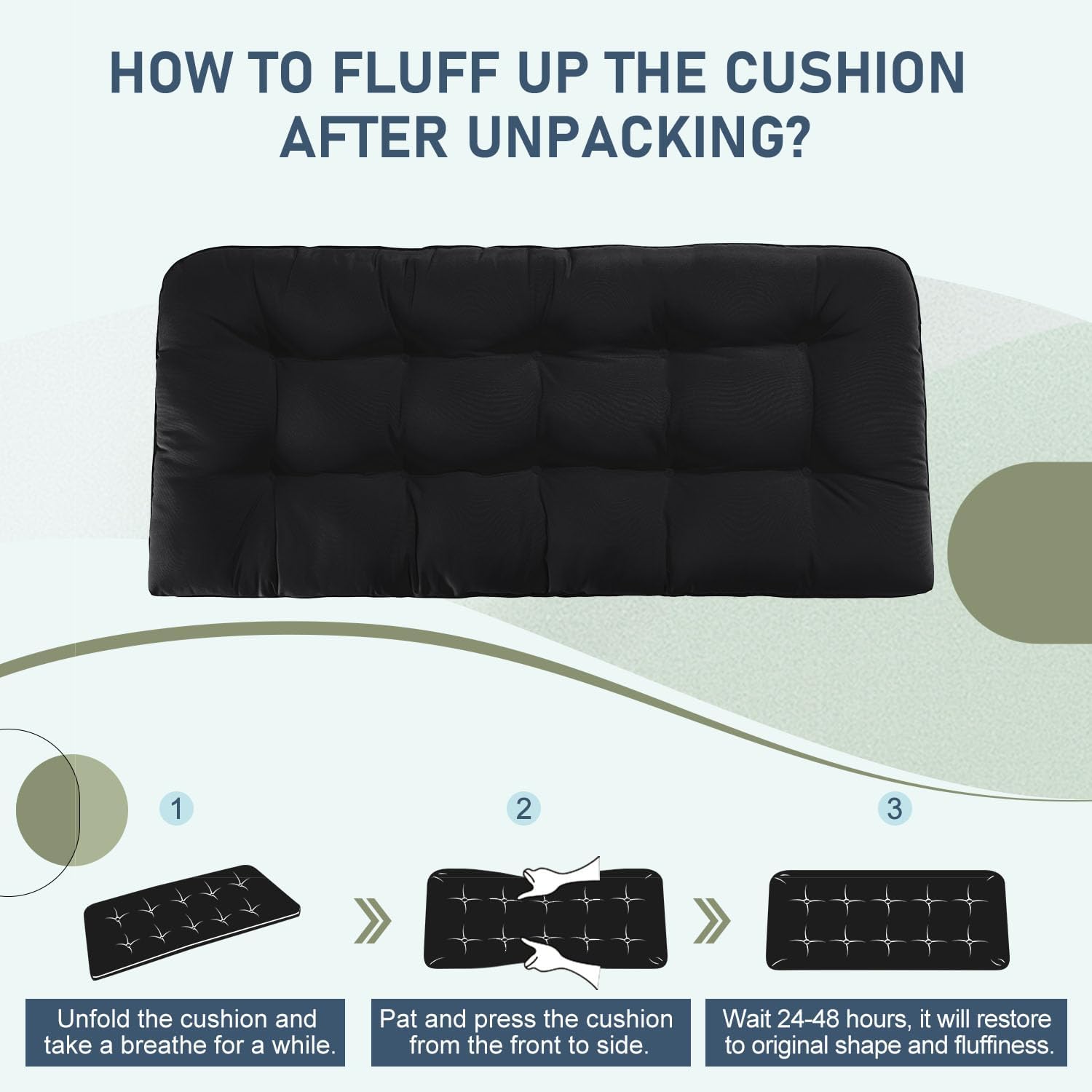 downluxe water beading on cushion surface demonstrating moisture resistance