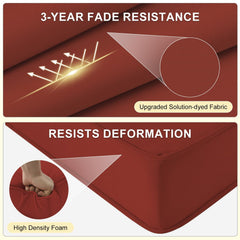 downluxe corte de espuma 28D revelando relleno firme y cómodo