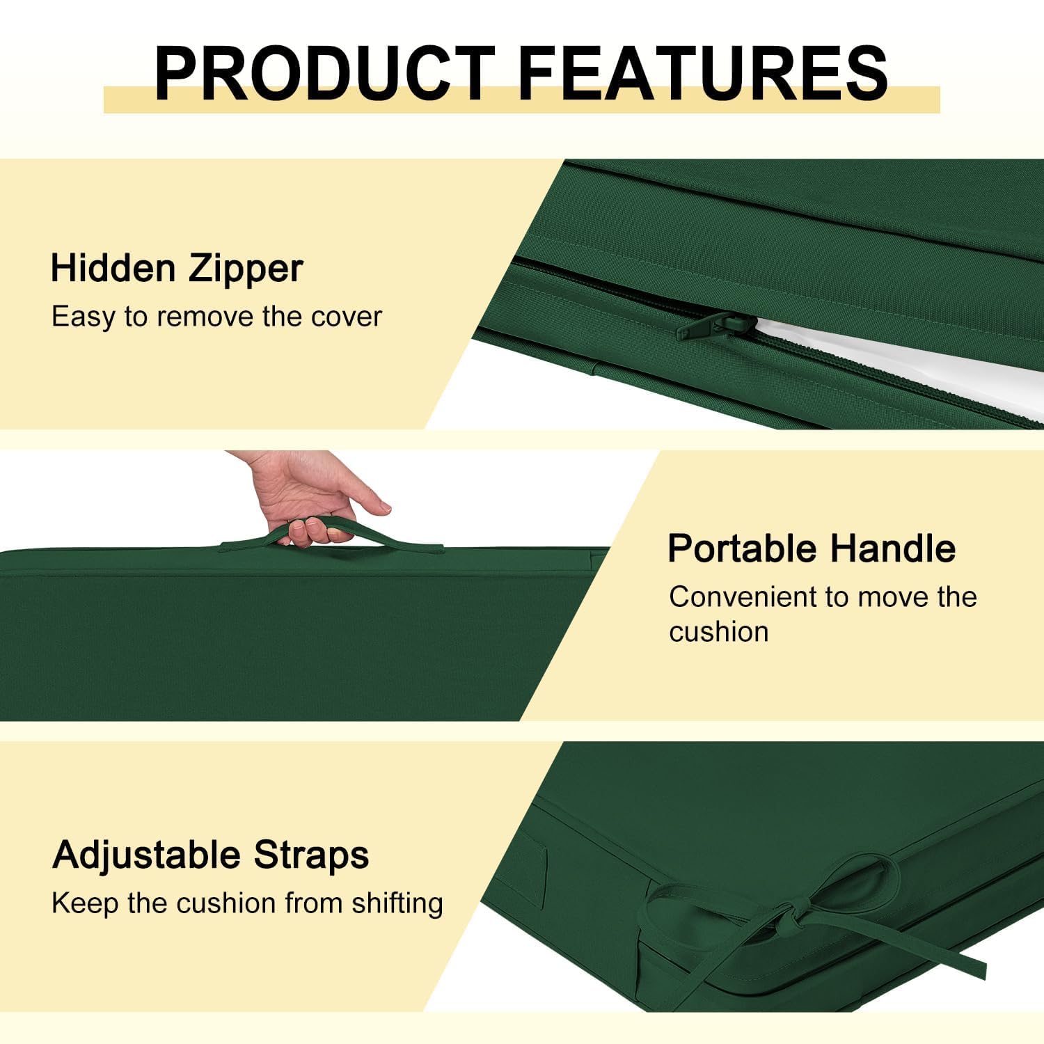 downluxe foam core cutaway showing high-resilience 28D foam and waterproof layer protection