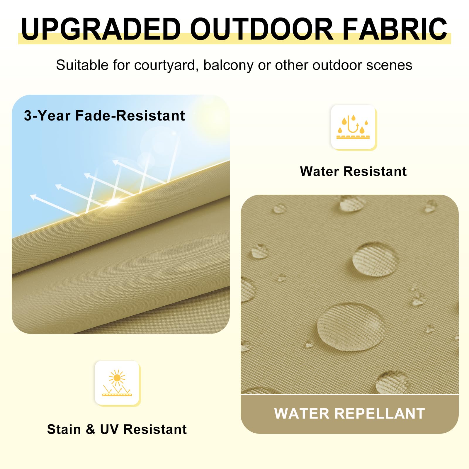 downluxe foam cross section detail showing high-density foam support and comfort