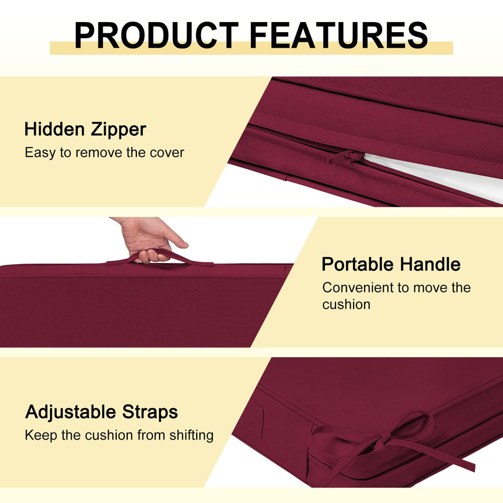 downluxe foam cross section showing waterproof layer and foam support