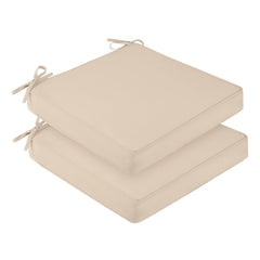 downluxe front packaging showing two beige cushions and boxed set benefit durability