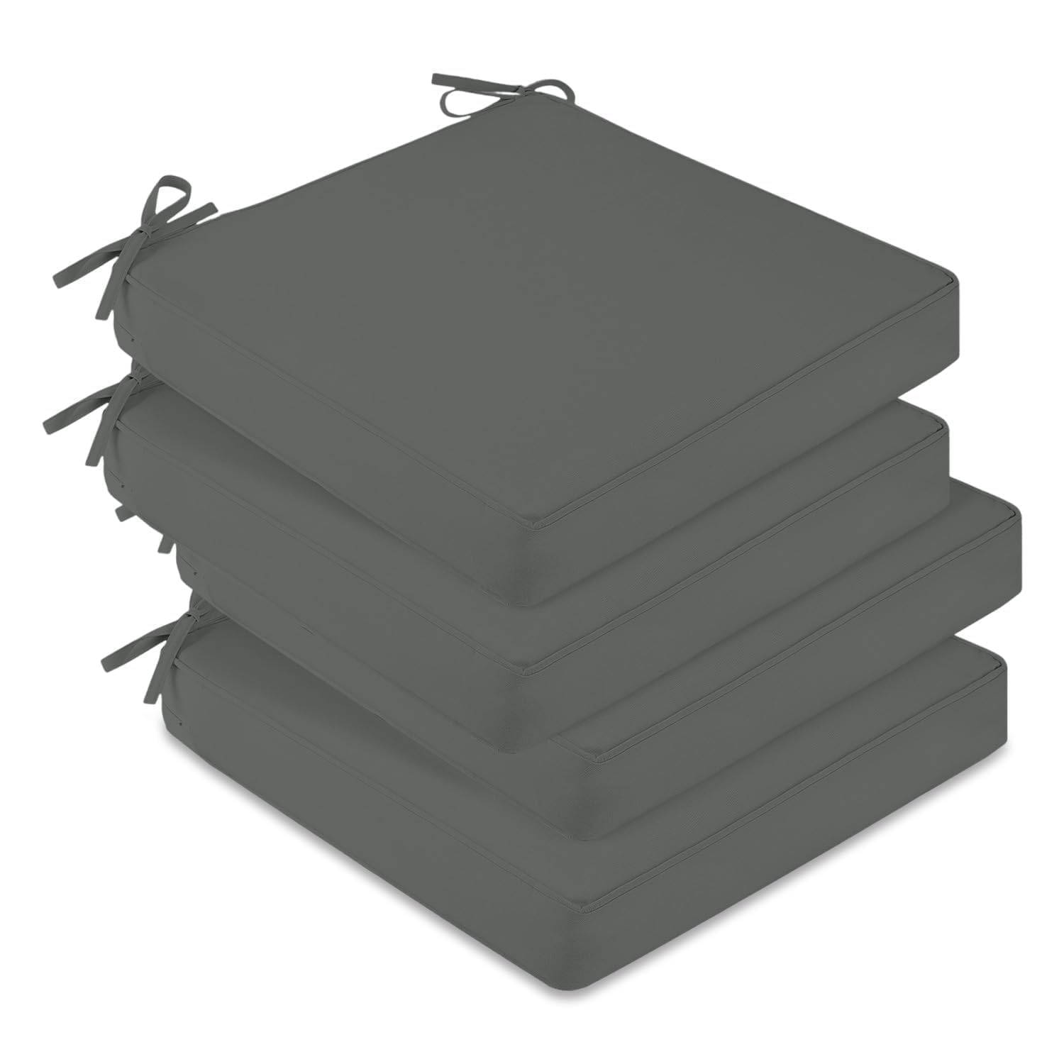 downluxe front packaging showing four dark grey cushions and benefits
