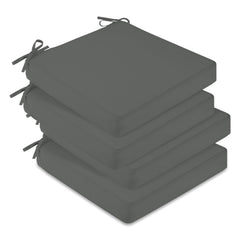 downluxe front packaging showing four dark grey cushions and benefits