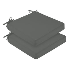 downluxe front packaging showing two dark grey cushions, clear presentation and value