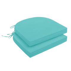 downluxe front view of teal cushions showing neat packaging and color benefit