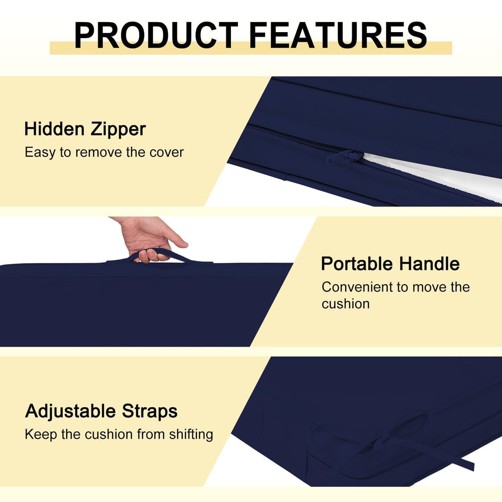downluxe carrying handle detail for easy transport and storage
