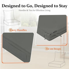 downluxe hidden zipper and side handle for easy removal and carry