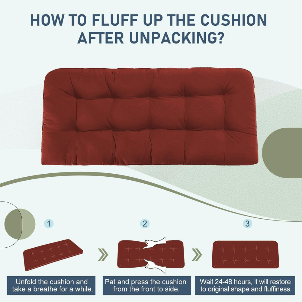 downluxe label and interior fill view indicating foam and polyester blend comfort