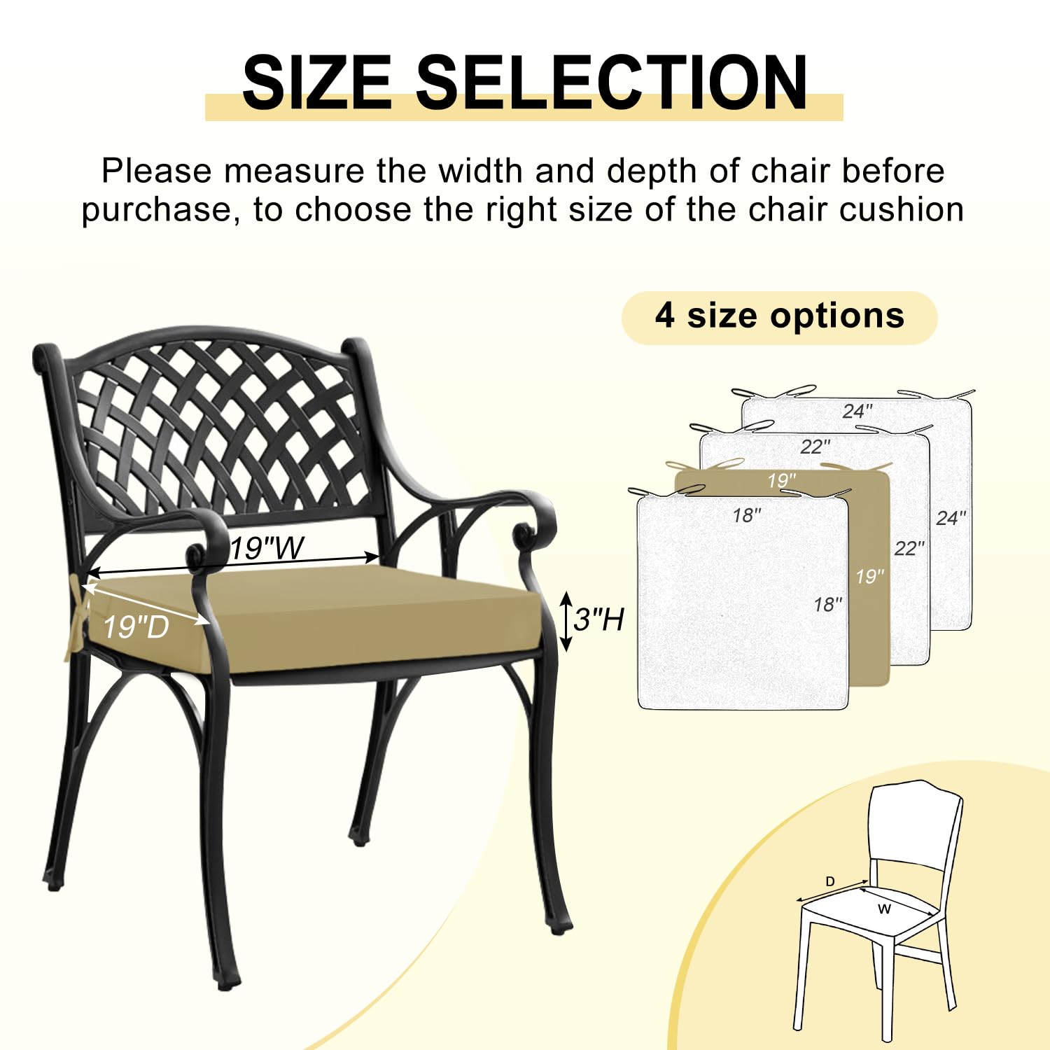 downluxe on patio dining chair set showing cushions in use benefit improved outdoor comfort