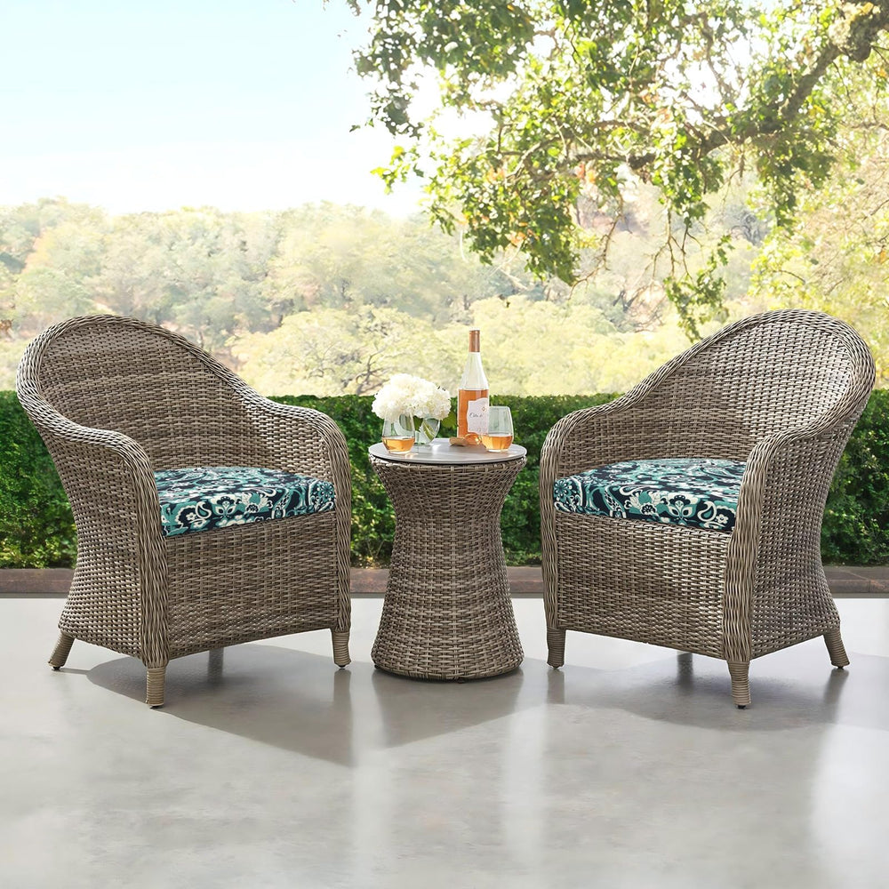 downluxe cushion next to chair for size comparison and correct fit