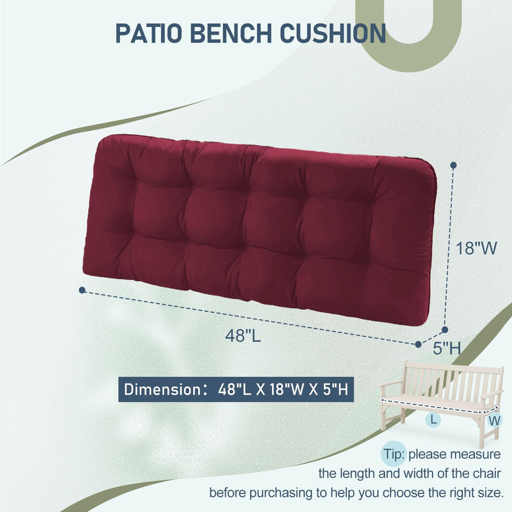 downluxe cushion beside ruler shows exact 48 by 18 inch scale